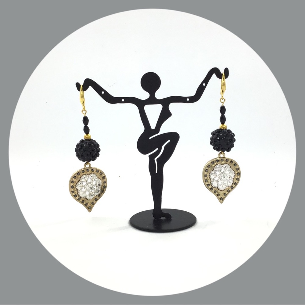 Medallion Drop Earrings